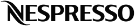 Nespresso brand logo
