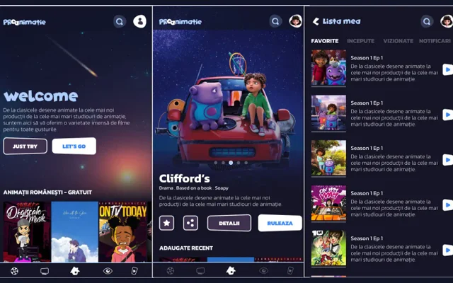 Cartoon TV Plus - Media & Entertainment project interface preview