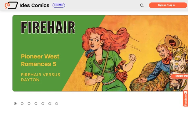 IDES Comics - Publishing & Entertainment project interface preview