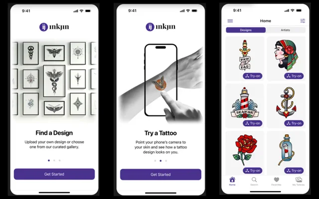 Inkjet - Manufacturing & Print project interface preview