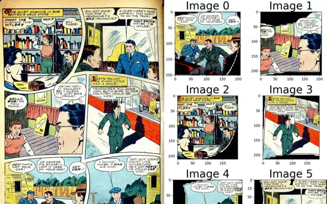Multilingual Comic Book Panel Translation - Artificial Intelligence & Media project interface preview