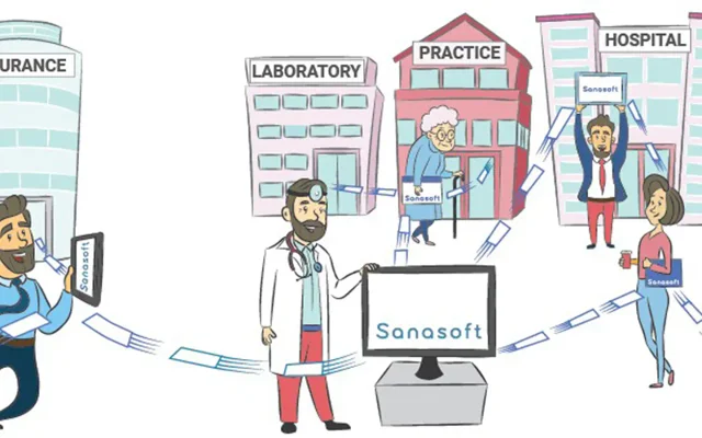 Sanasoft - Healthcare & Dental Tech project interface preview