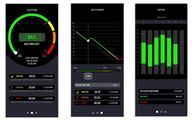 Sleep Tank - HealthTech & Wearables project interface preview