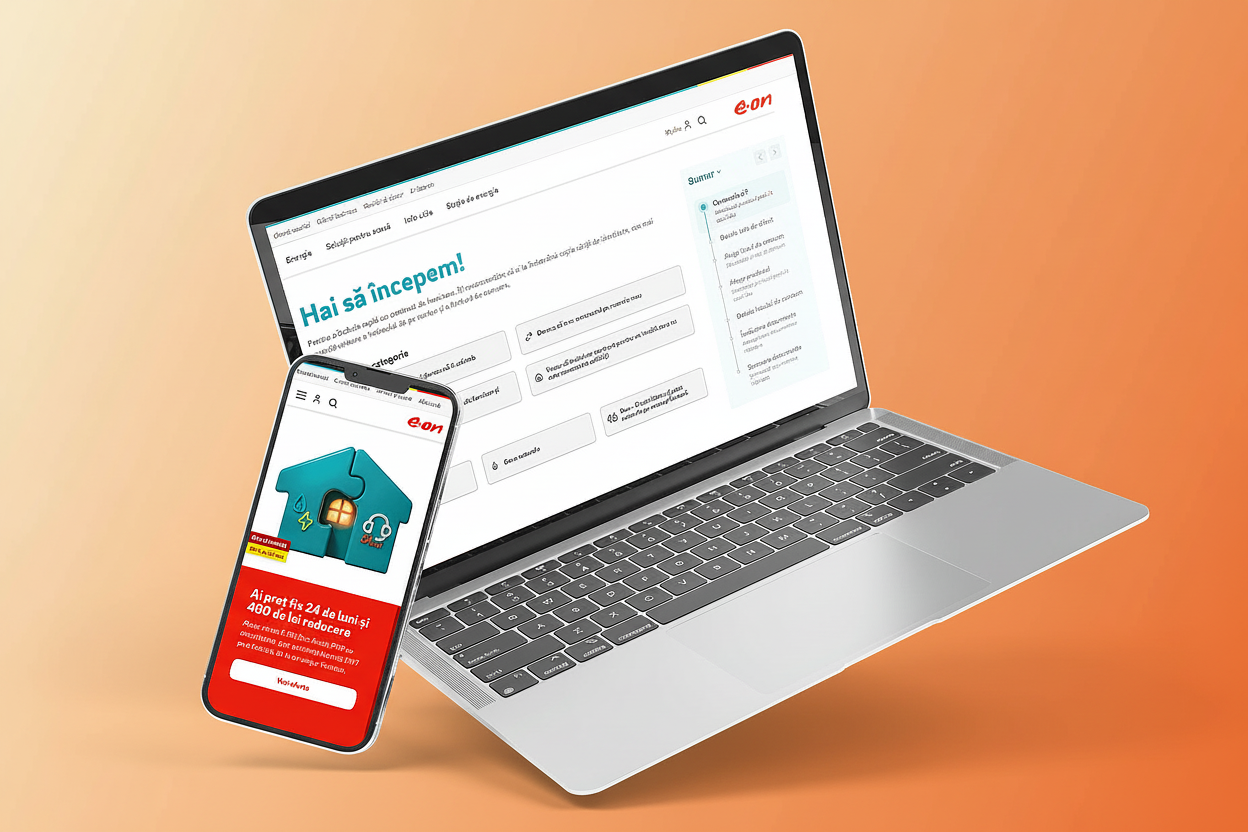 E.ON Cloud Portal User Interface Mockup